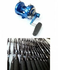 Offshore Combos Avet EXW 30/2 2-Speed Lever Drag Reel / Sloopster F5 Standup Rod Combo