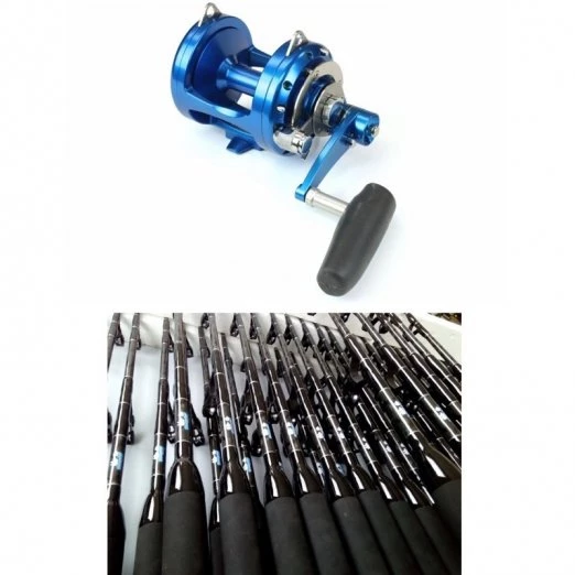Offshore Combos Avet EXW 30/2 2-Speed Lever Drag Reel / Sloopster F5 Standup Rod Combo 3 Offshore Combos Avet EXW 30/2 2-Speed Lever Drag Reel / Sloopster F5 Standup Rod Combo