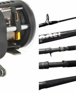 Conventional Combos Penn Fathom FTH15LW Levelwind Reel / Sloopster SLJ66MH Jigging Casting Rod Combo