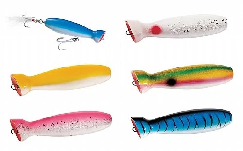 Hard Baits Tsunami Timber Lure Bottle Popper Plug 3 Hard Baits Tsunami Timber Lure Bottle Popper Plug