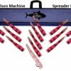 Trolling Lures Carlson Machine Spreader Bar 36" With 14 9" Machine Lures And 12" Machine Stinger -Momoi Sales Store image 113