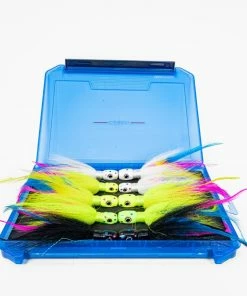 Jigs And Spoons S&S Bucktails John Skinner V2 Swing Hook Striped Bass Bucktail Bundle