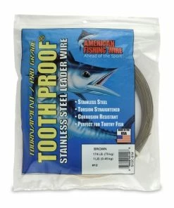 Leaders American Fishing Wire ToothProof Stainless Steel Leader Wire