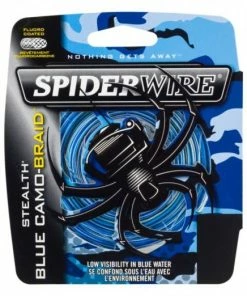 Spiderwire Stealth Blue Camo Braid -Momoi Sales Store image 638