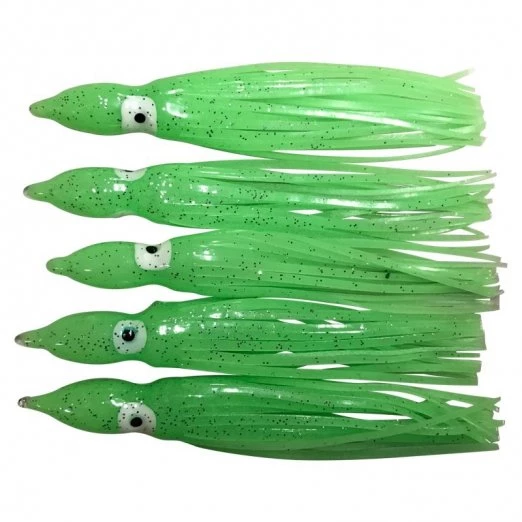 Lure Accessories Run Off Lures Pro Glow Squid Skirts 3 Lure Accessories Run Off Lures Pro Glow Squid Skirts